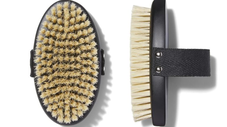 Keys Soulcare Energizing Dry Body Brush, Gently Exfoliates & Opens Pores for Soft, Smooth, Brighter & Glowing Skin, Vegan, Cruelty-Free